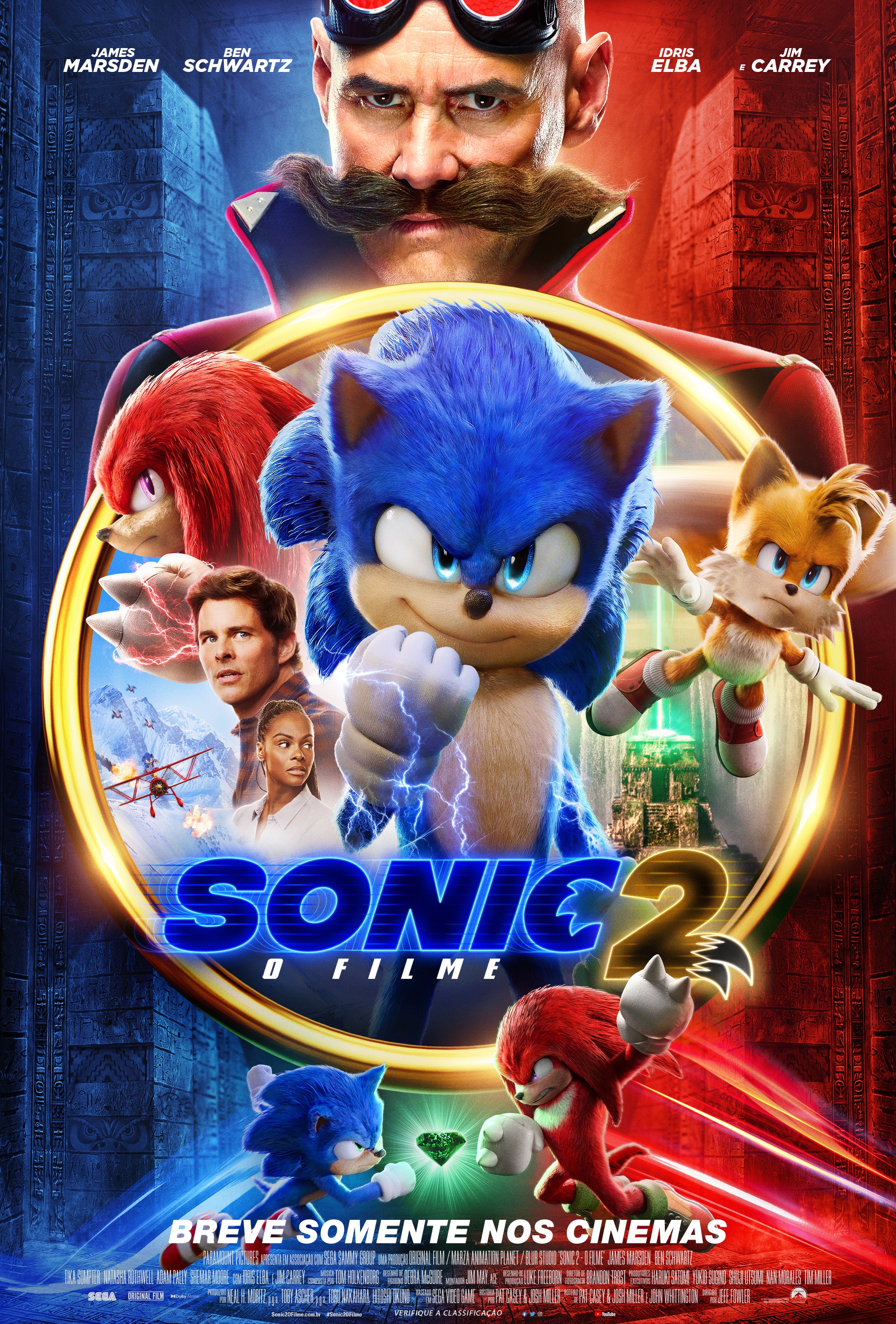 Sonic the Hedgehog 2 gerou US$ 25,5 milhões em seu final de semana internacional
